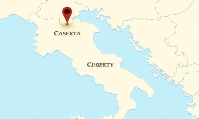 Map showing location of Sapori Autentici in Caserta, Italy